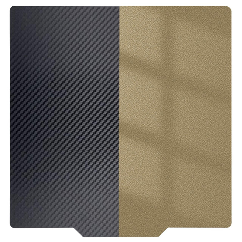 3D Printer Bed Spring - Textured PEI+Smooth Carbon Fiber PET Build