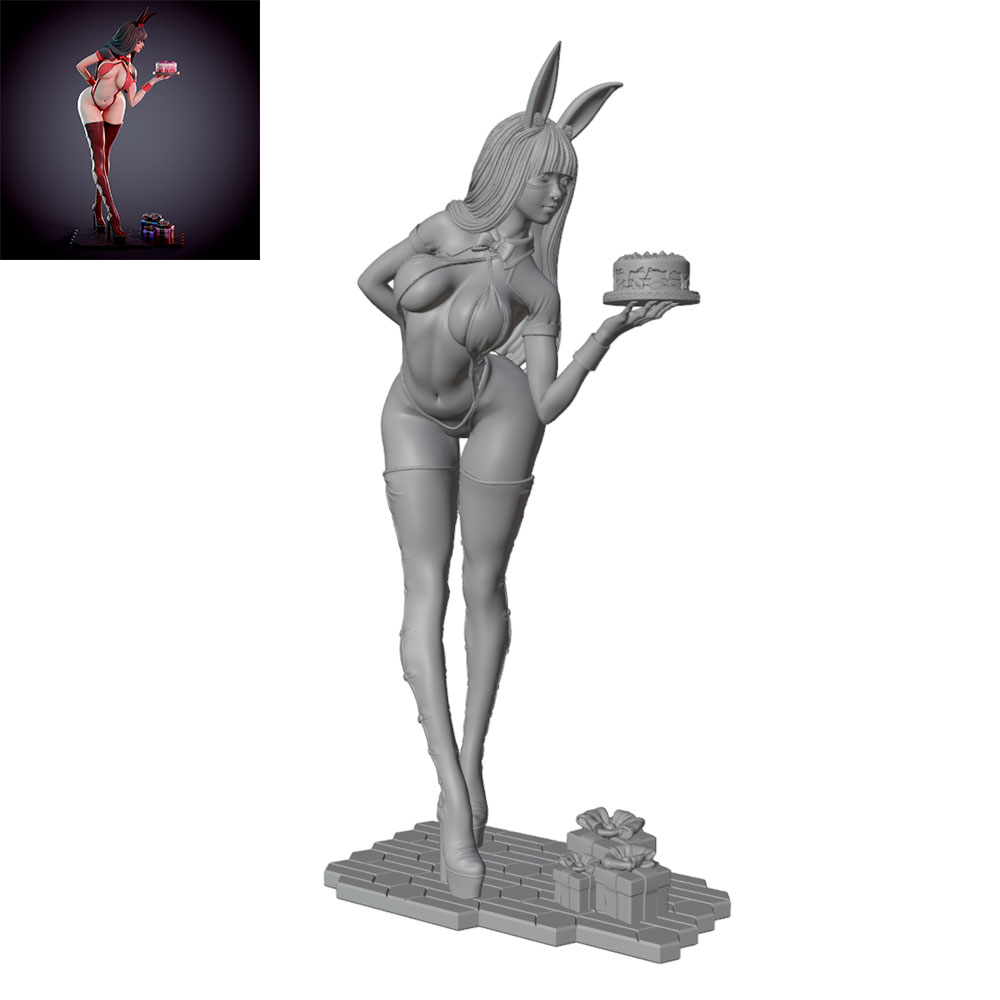 3D Printing Rabbit - 1/24/12/6 Holiday Party Theme Bunny Girl