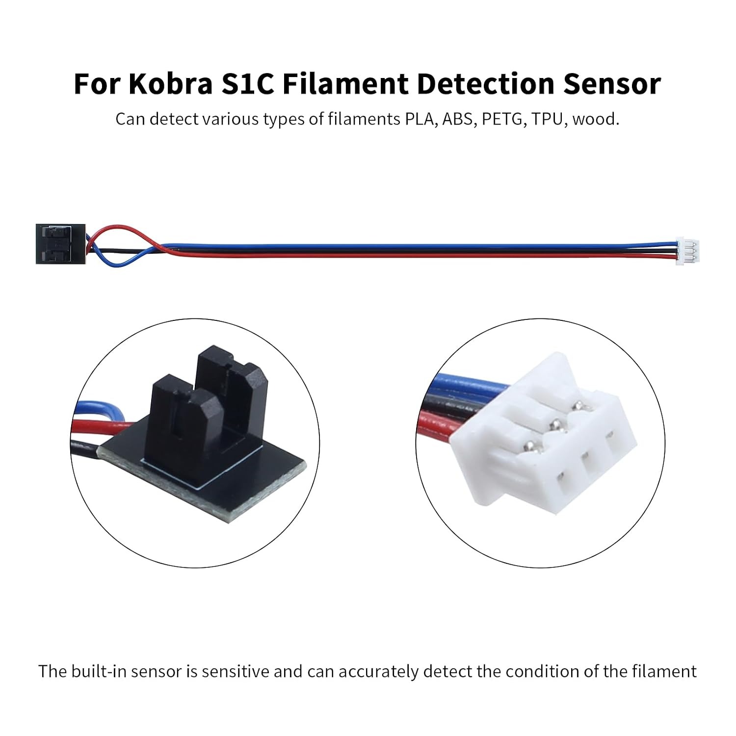 for Kobra S1/ S1C Filament Det - Filament Runout Sensor review and price