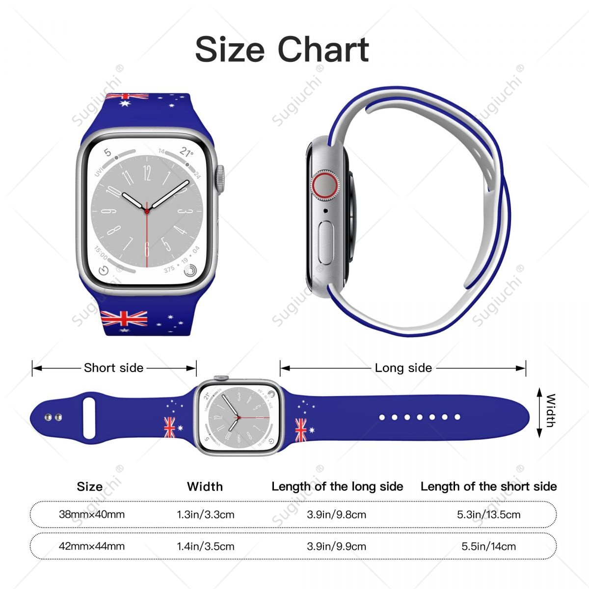 Unisex Australia Flag 3D Print - 3D Printing Watch review and price