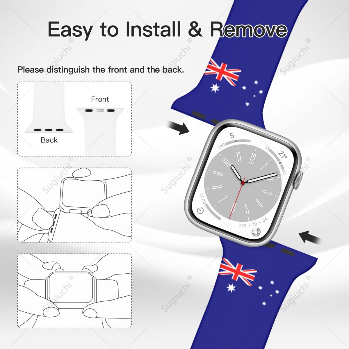 Unisex Australia Flag 3D Print - 3D Printing Watch review and price