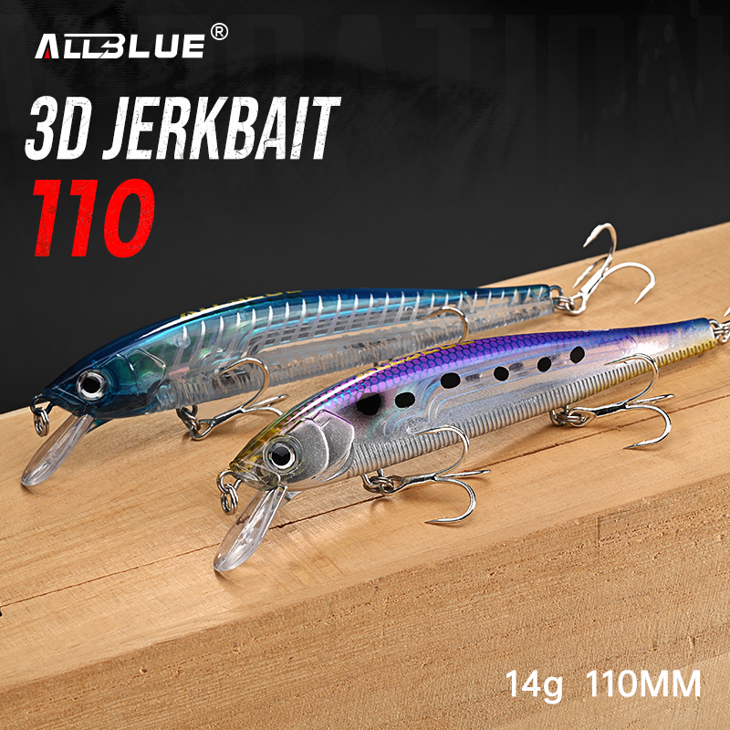 ALLBLUE 3D Jerkbait Wobbler Fi - 3D Printing Lure review and price