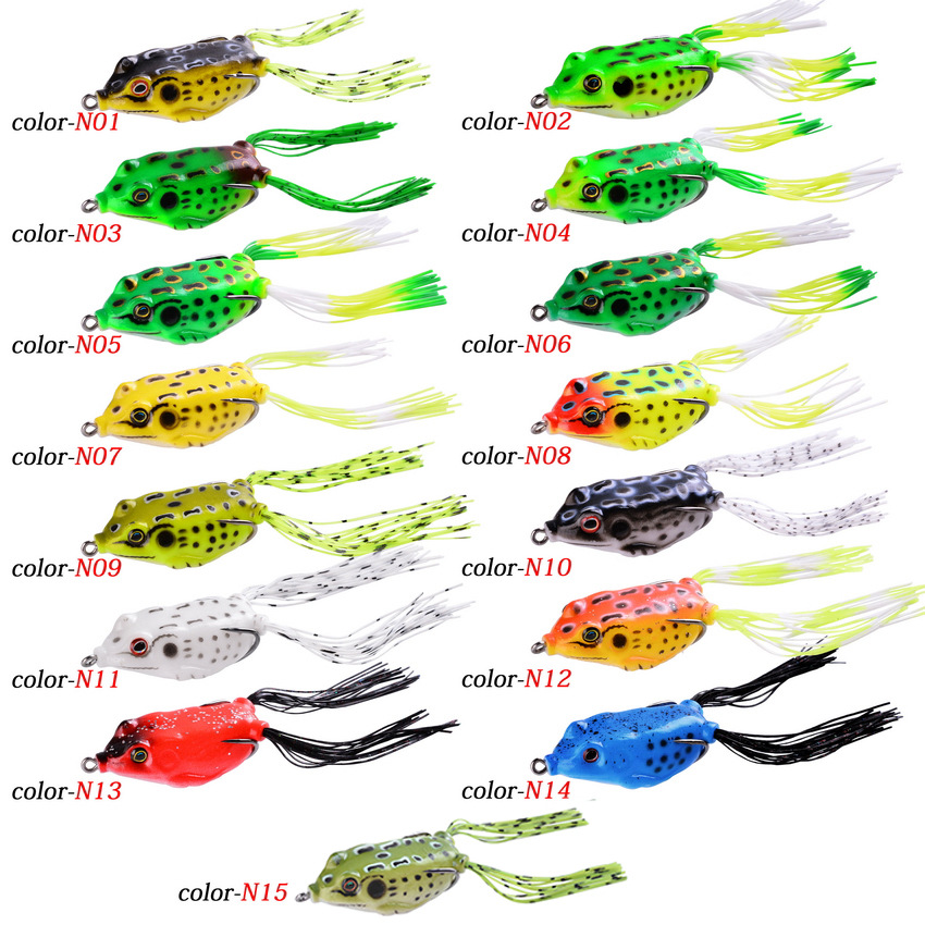 1 Pcs 5G 8G 15G Frog Lure Soft - 3D Printing Lure review and price