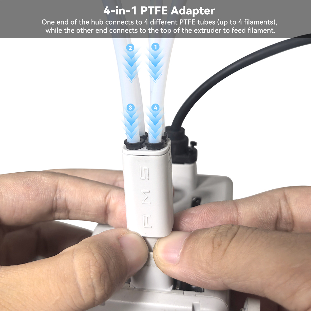 Upgraded 4-in-1 PTFE AdapterFo - 3D Printing Bambu Lab A1 review and price
