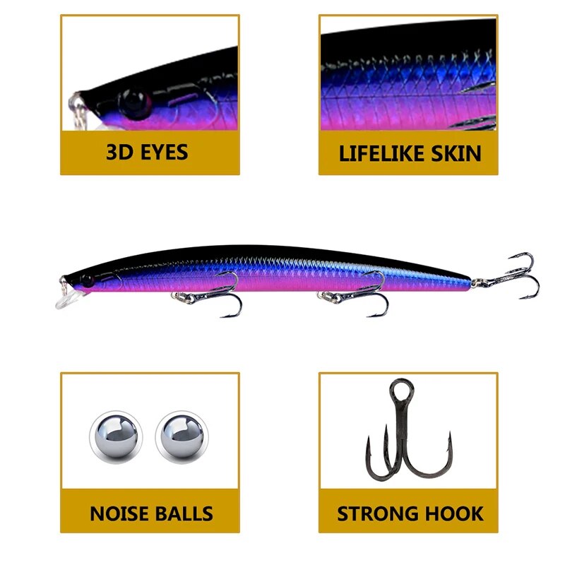 Minnow Fishing Lure Laser Hard - 3D Printing Lure review and price