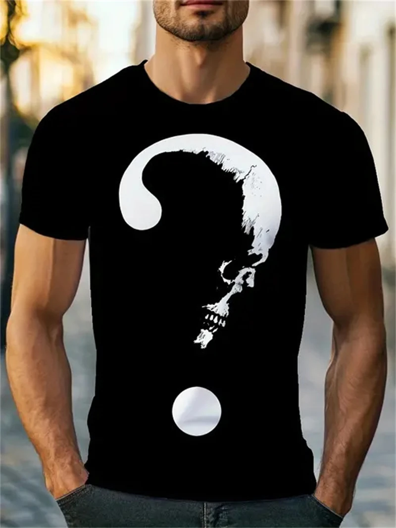 Men's Black Skull Question Mar - 3D Printing Questions review and price
