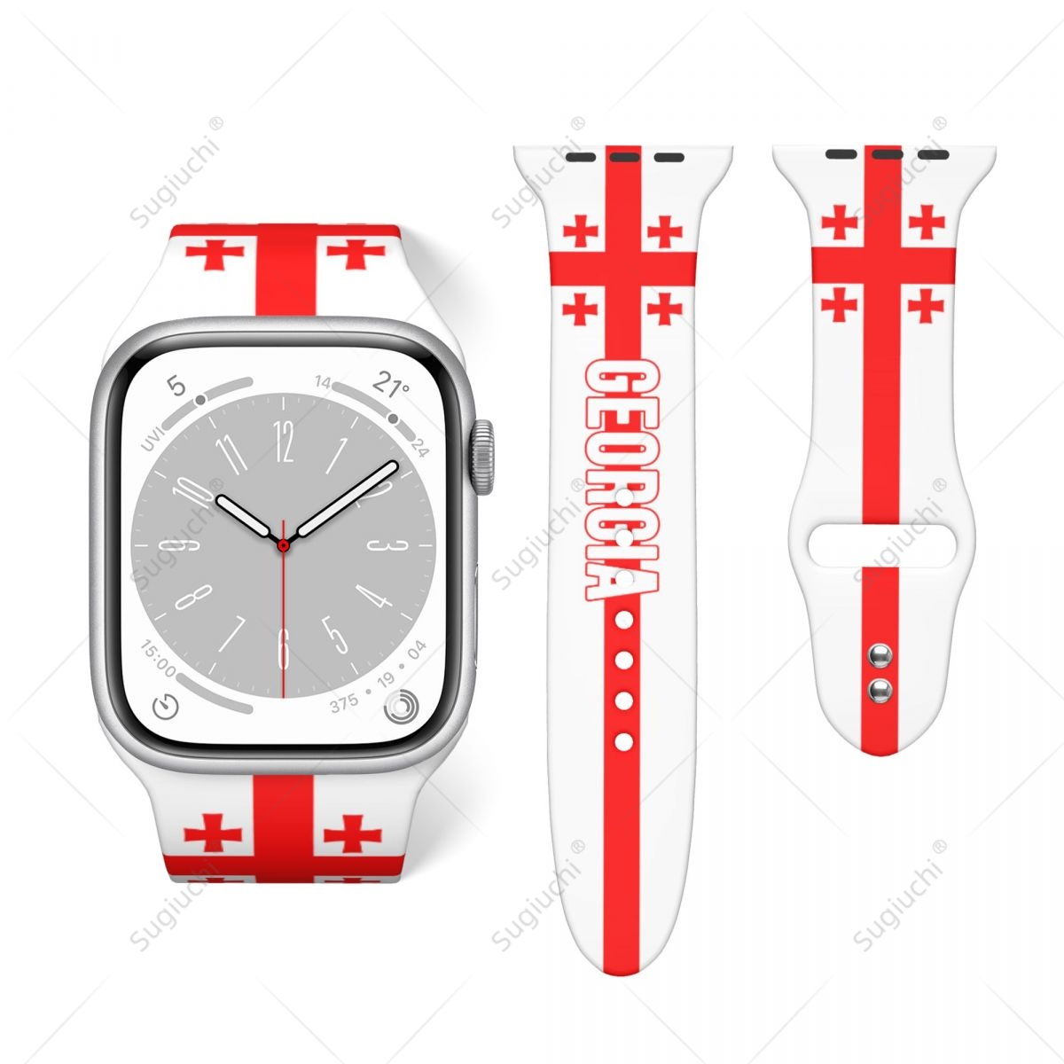 Unisex Georgia Flag 3D Printin - 3D Printing Watch review and price