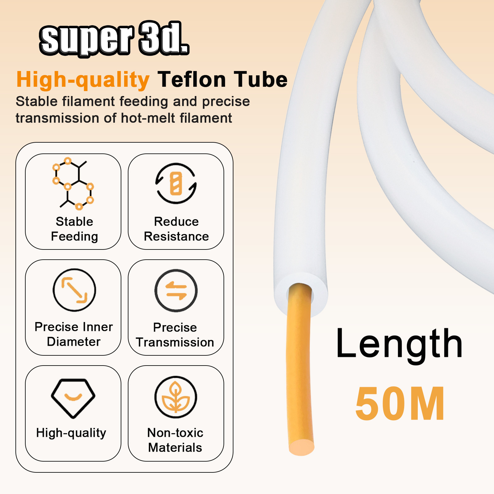 1/2/50M Bambu Lab PTFE Tube ID - 3D Printing Bambu Lab A1 review and price