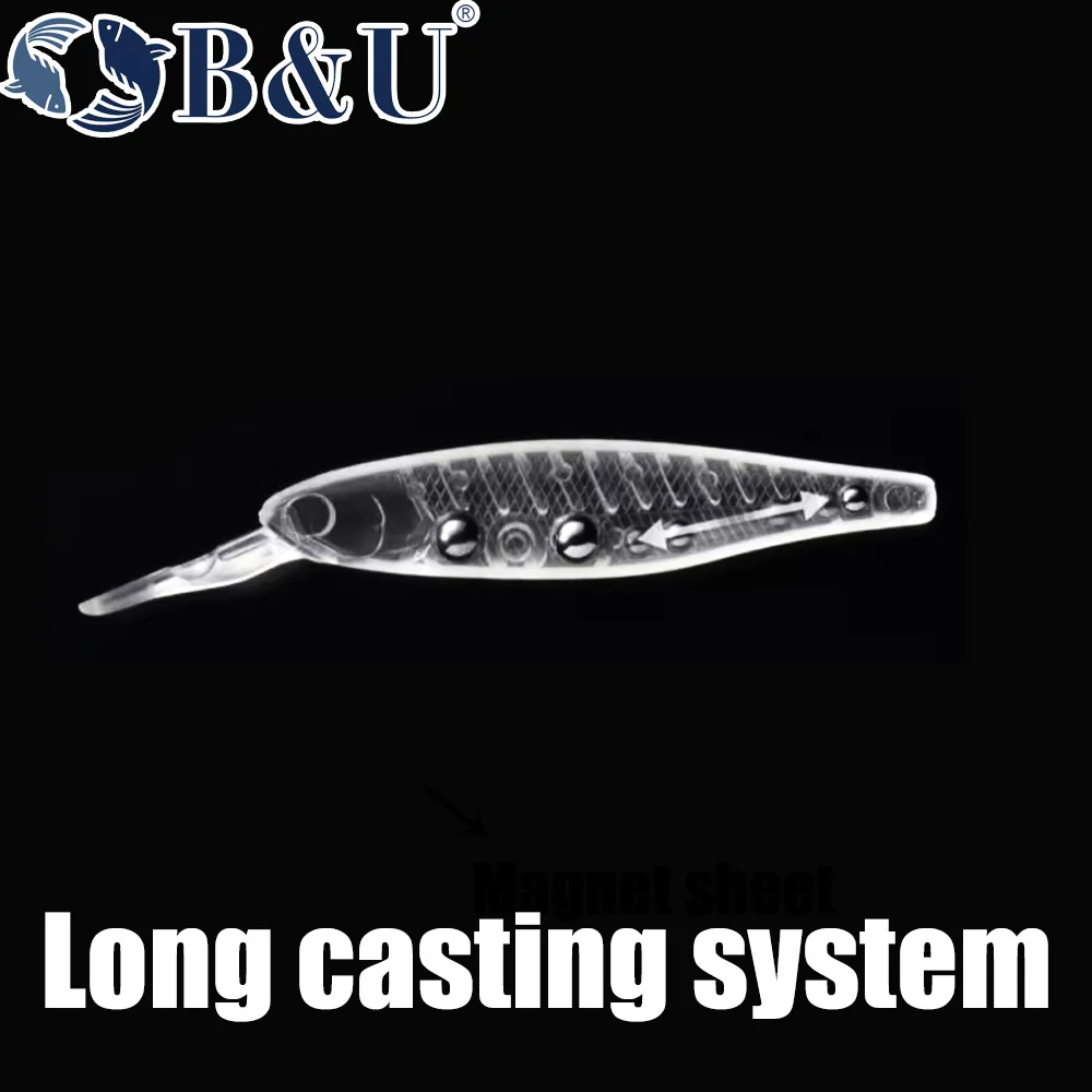 B&U  68mm 3D Printing Shad Sus - 3D Printing Lure review and price
