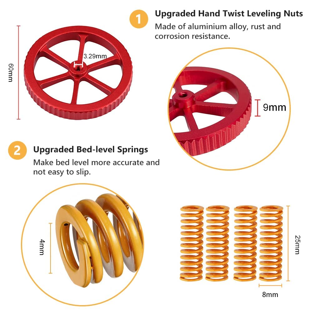 Creality official Ender 3 Pro  - 3D Printer Bed Spring review and price