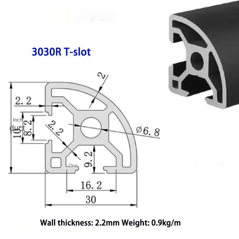 1PC 3030R European Standard Al - 3D Printer Enclosure Frame review and price