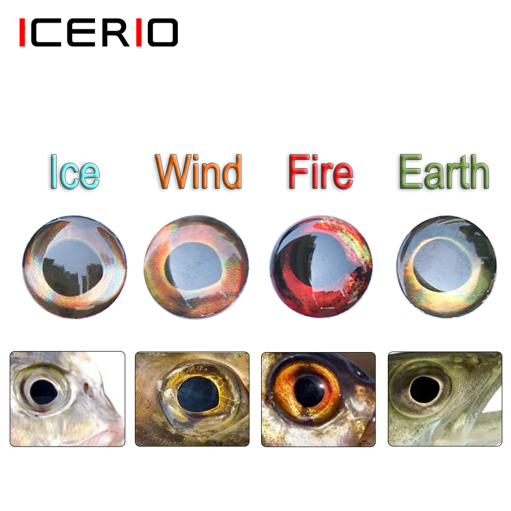 ICERIO 100PCS  Holographic 3D  - 3D Printing Lure review and price