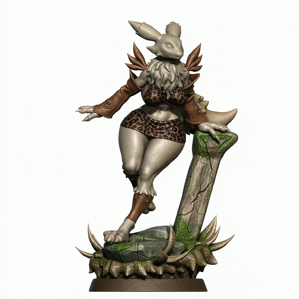 NSFW Wild Rabbit Humanoid Warr - 3D Printing Rabbit review and price
