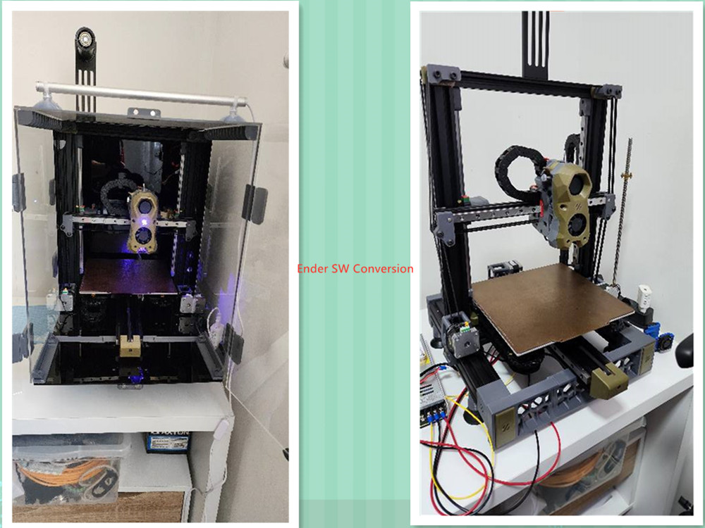 Funssor Ender3 SW CNC machined - 3D Printer Enclosure Frame review and price