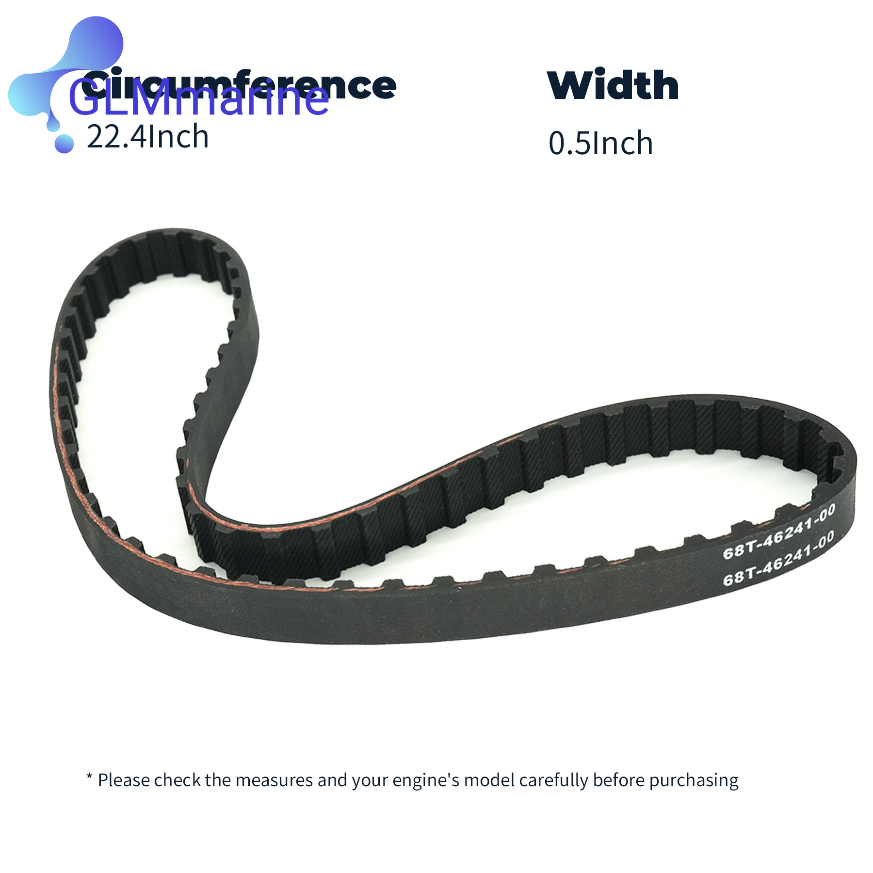 68T-46241 Marine Timing Belt C - Timing Belt review and price