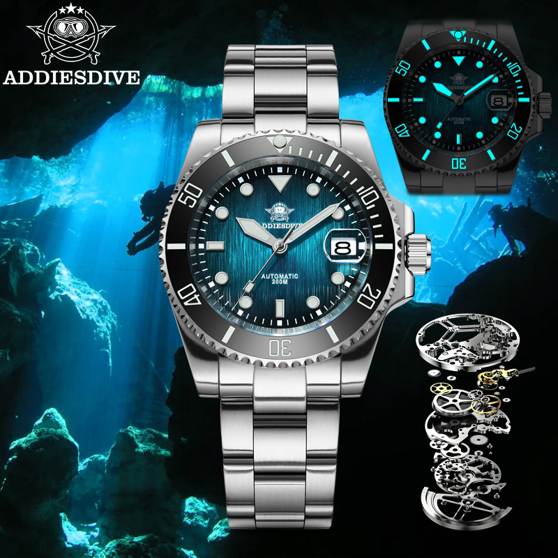 ADDIESDIVE AD2078 Automatic Di - 3D Printing Watch review and price