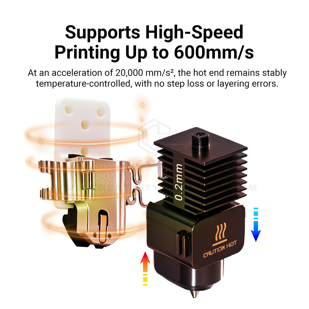 Upgraded Zirconia Hotend Heati - 3D Printing Bambu Lab A1 review and price
