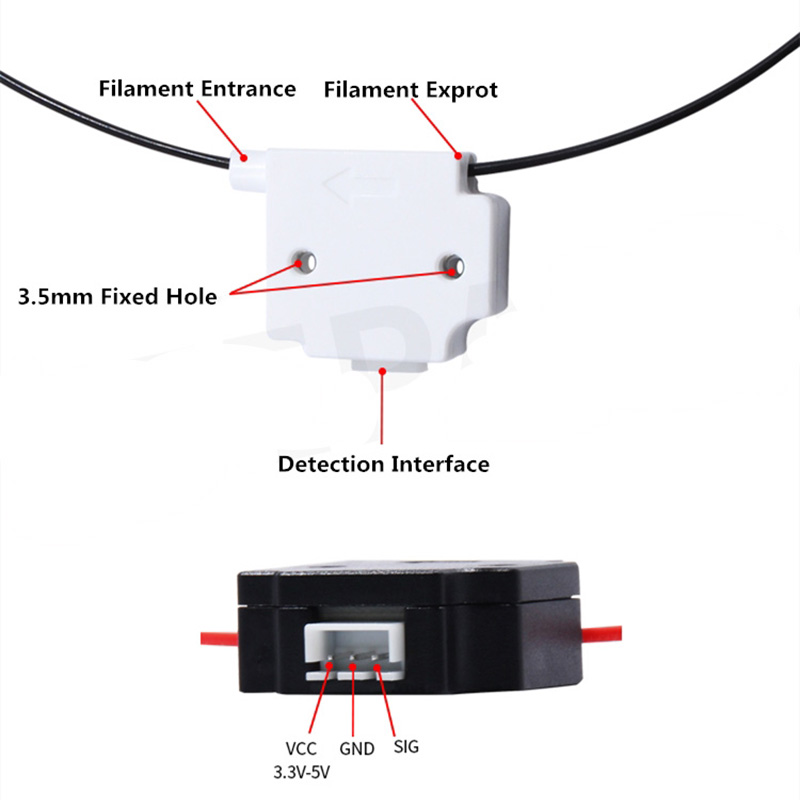 KUFAN 3D Printer Filament Brea - Filament Runout Sensor review and price