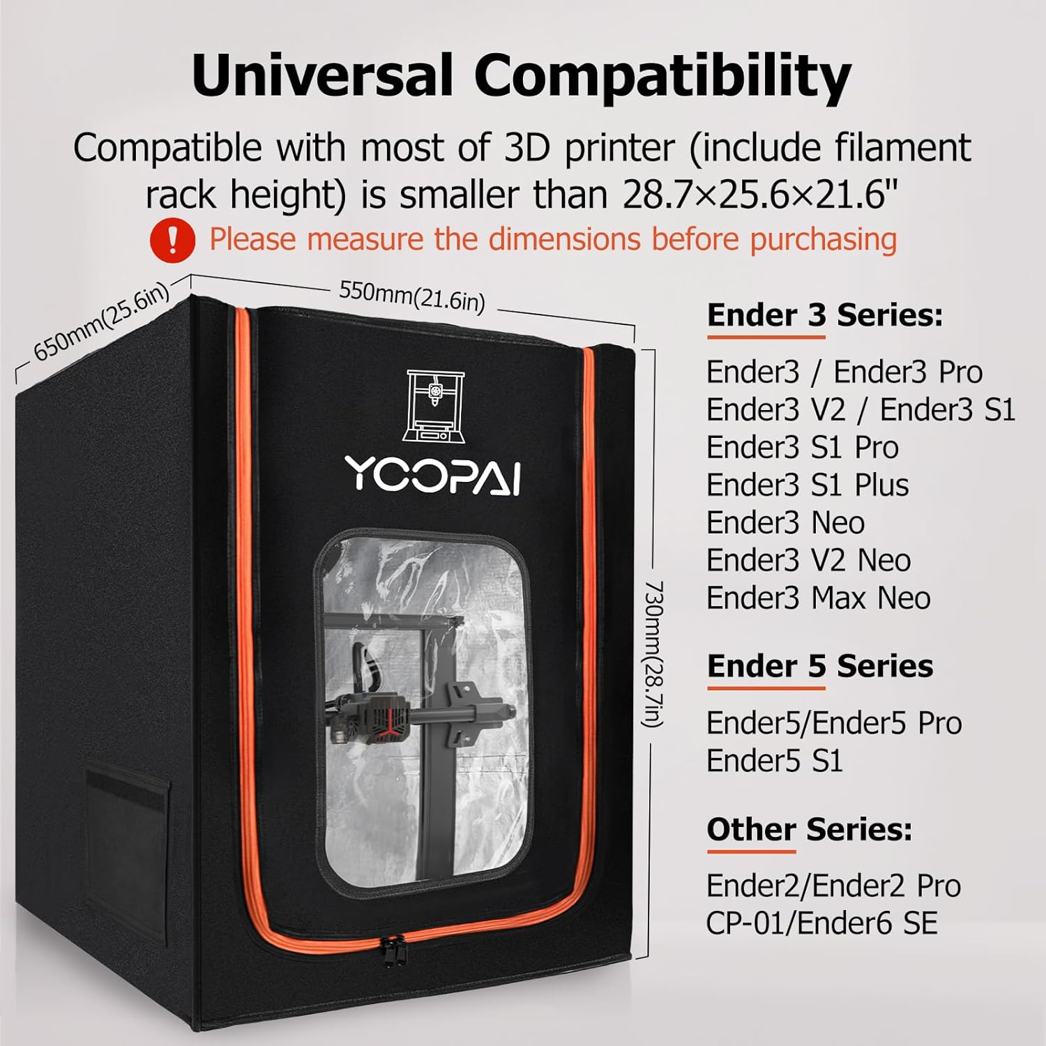 CREALITY YOOPAI 3D Printer Enc - 3D Printer Enclosure Frame review and price