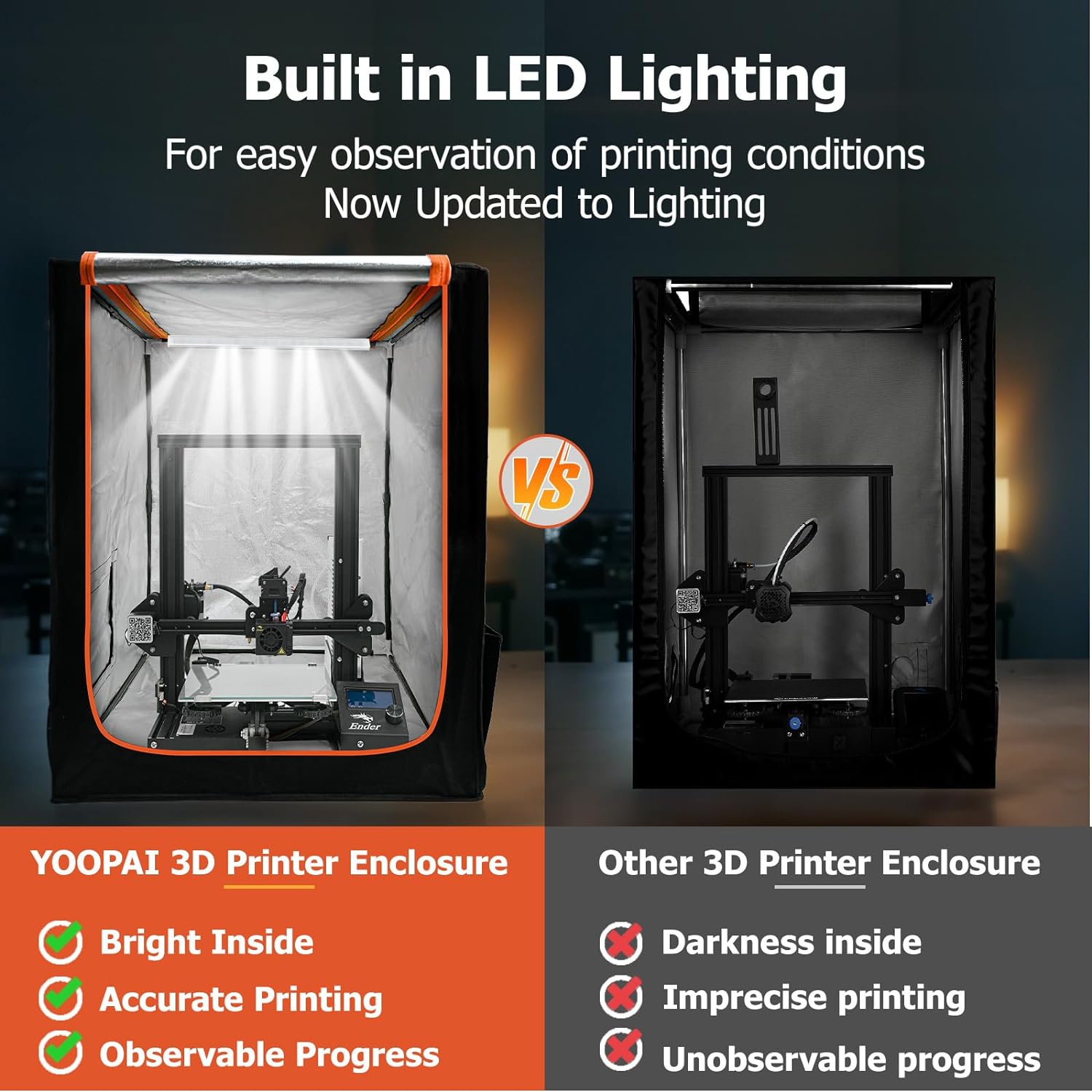 CREALITY YOOPAI 3D Printer Enc - 3D Printer Enclosure Frame review and price