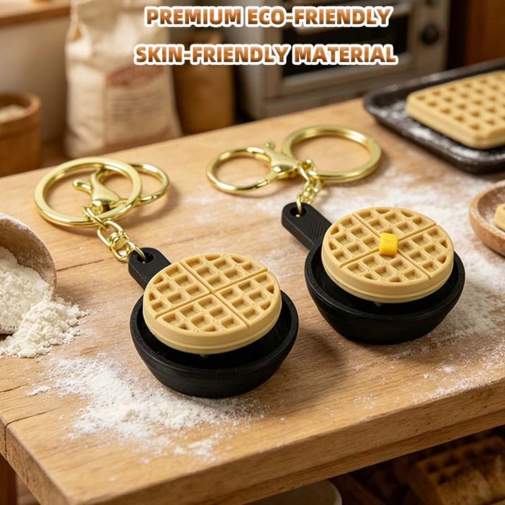Rabbit cake Waffle Cake Keycha - 3D Printing Rabbit review and price