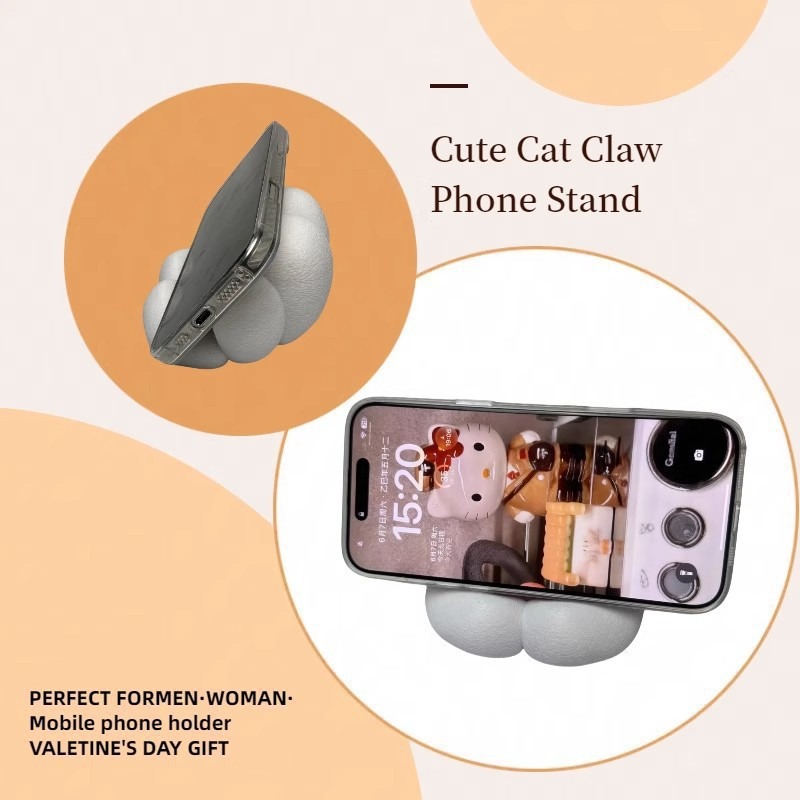 Cute Cat Paw Phone Stand, 3D P - 3D Printing Watch review and price