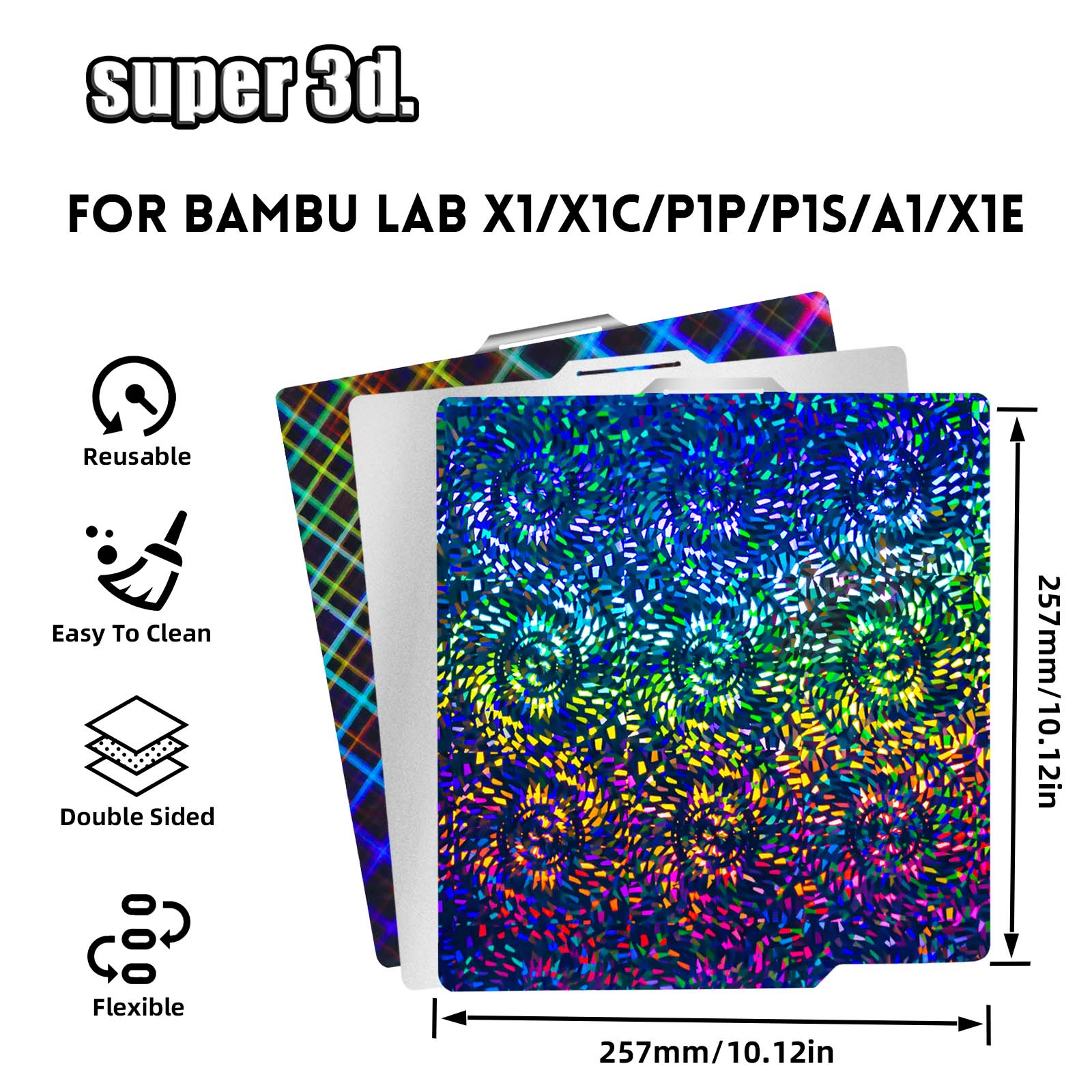 P2S Build Plate for Bambu Lab  - 3D Printing X1 Carbon review and price