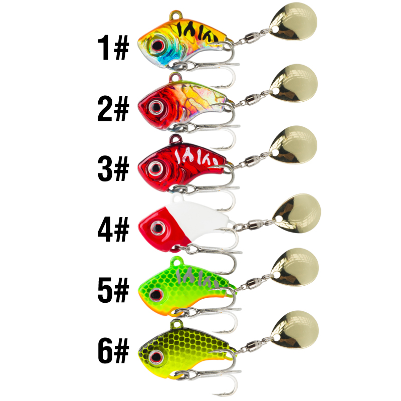 6PC 5g/7g/10g/14g/20g Rotating - 3D Printing Lure review and price